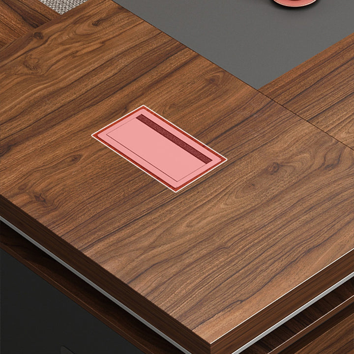 大型役員デスク|ビジネス 高級感 カスタマイズ可能