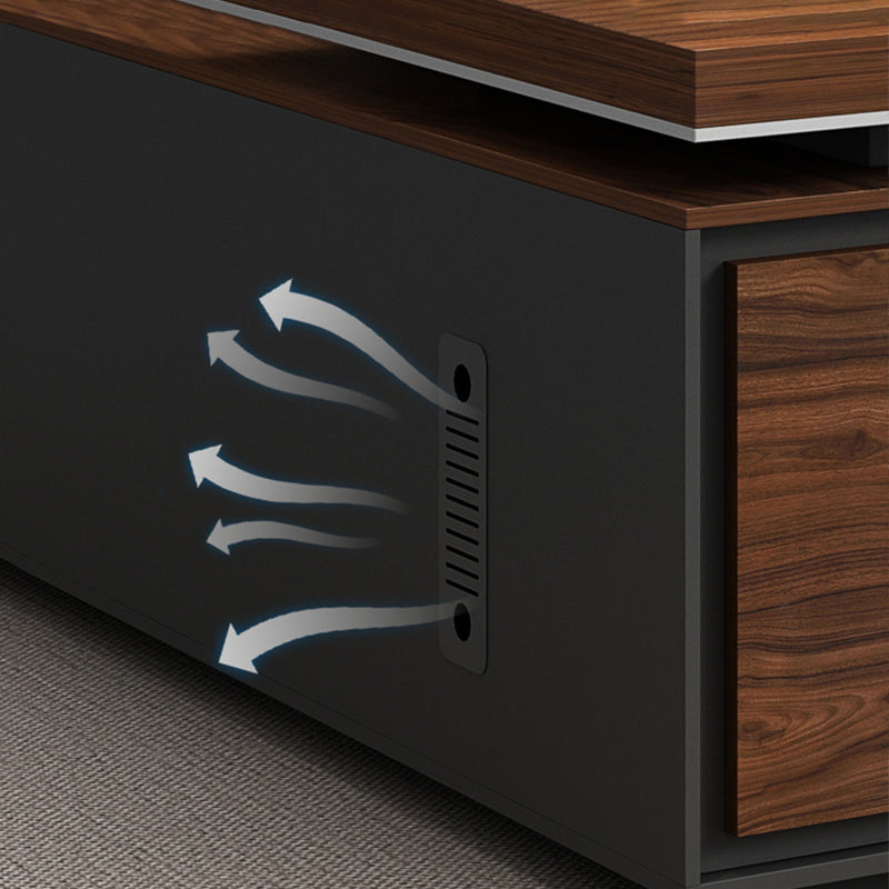 大型役員デスク|ビジネス 高級感 カスタマイズ可能