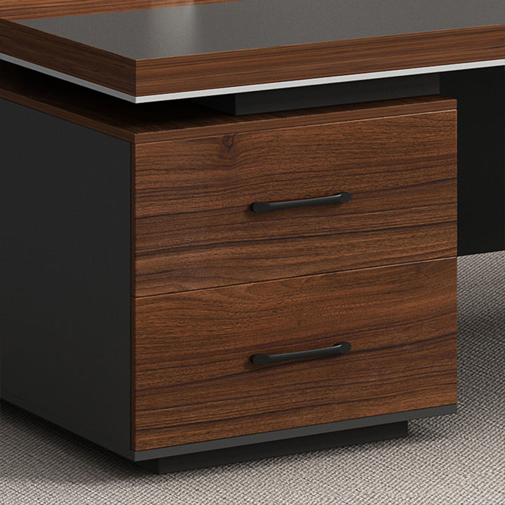 大型役員デスク|ビジネス 高級感 カスタマイズ可能