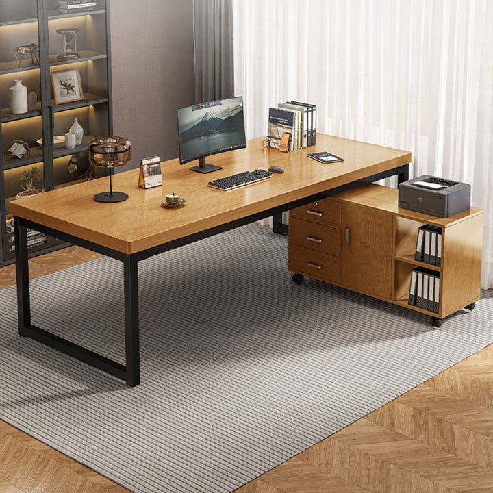 大型役員デスク|シック キャスター付き 優れた機能性