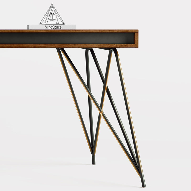 大型役員デスク|シンプル 優雅さ ロック付き