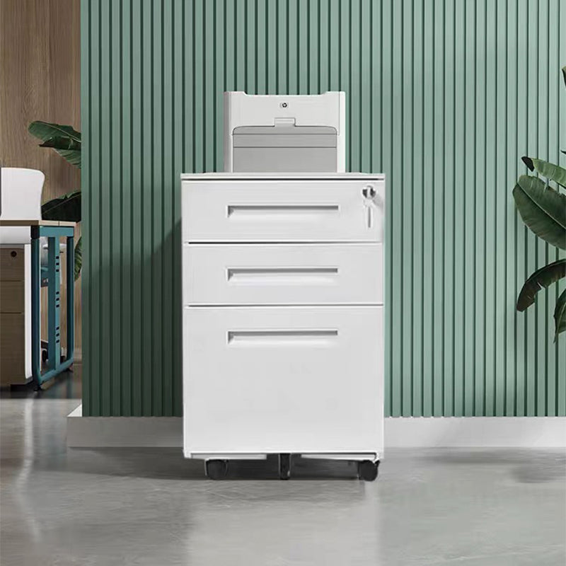 【新品・送料無料】キャビネット シンプルデザイン ホワイト ErgoPro公式｜キャビネット シンプル 移動式 ロック機能備え