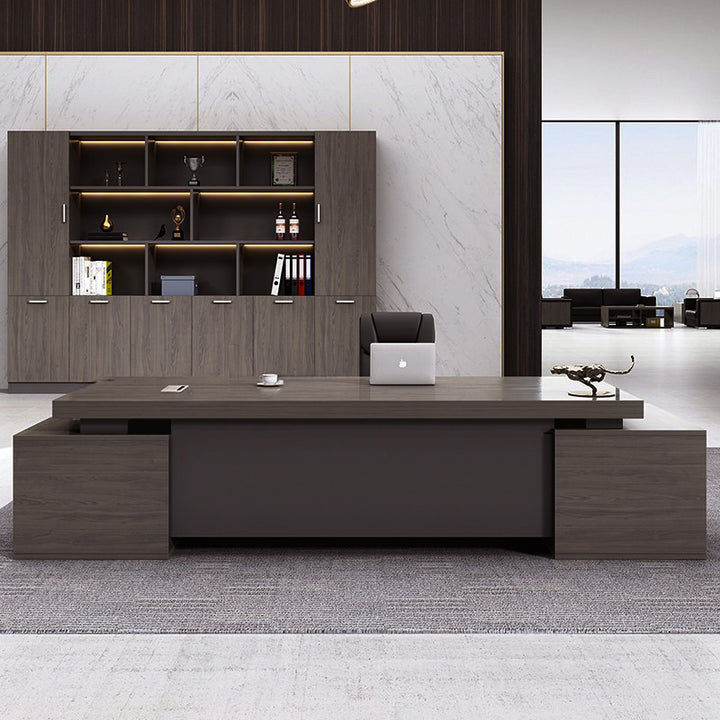 大型役員デスク｜スタリッシュ 現代オフィス ボスデスク