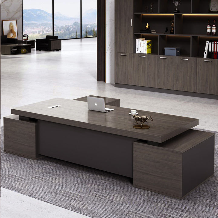 大型役員デスク｜スタリッシュ 現代オフィス ボスデスク