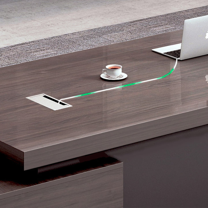 大型役員デスク｜スタリッシュ 現代オフィス ボスデスク