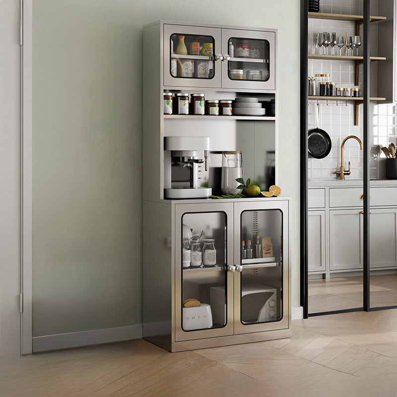 ErgoPro公式｜食器棚 コンパクト シルバー 高品質