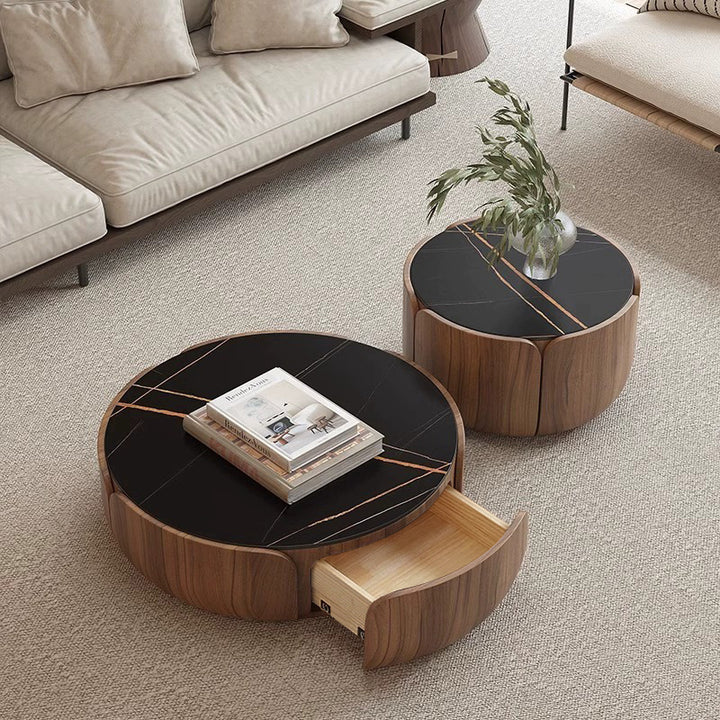 ローテーブル｜イタリア風 モダン ネストテーブル