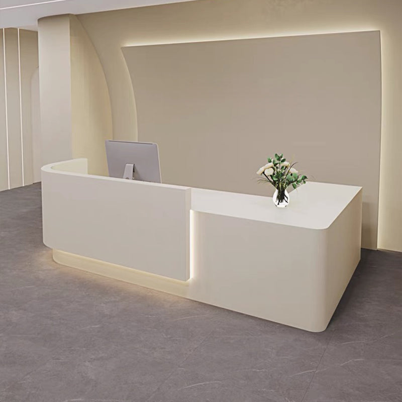 【超美品・海外製】定価20万円サロン受付カウンター 収納付き モダンデザイン 超美品・海外製】定価20万円サロン受付カウンター 収納付き モダンデザイン