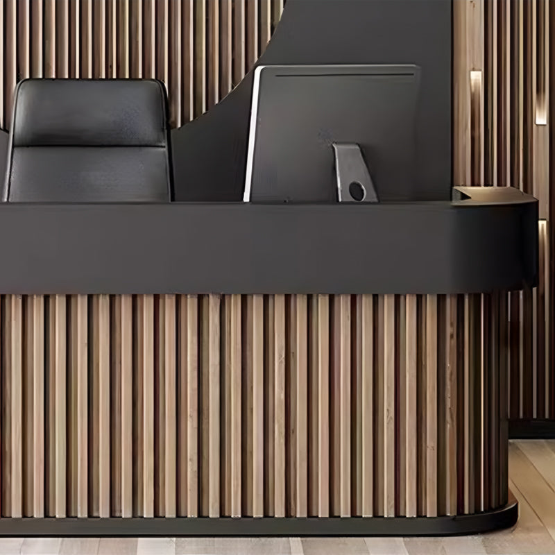 ErgoPro｜受付台 モダン 清潔感 グリーン