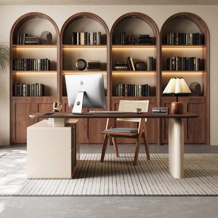 大型役員デスク｜クラシック 安定感 大収納力