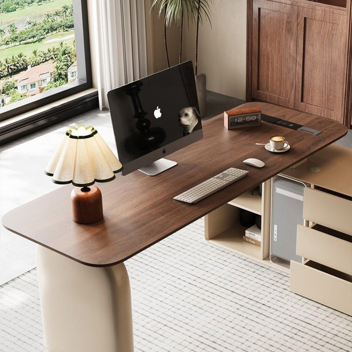 大型役員デスク｜クラシック 安定感 大収納力