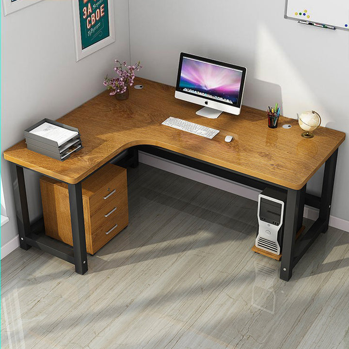 コンパクト役員用デスク｜モダンL字型 イフィシェンシー