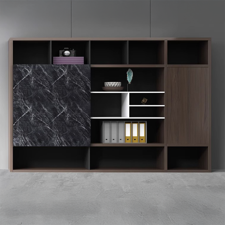 壁面収納｜ウッドテクスチャ スタイリッシュ 省スペース設計