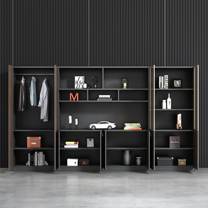 壁面収納｜ガラスキャビネット インテリジェンス 整理効率向上