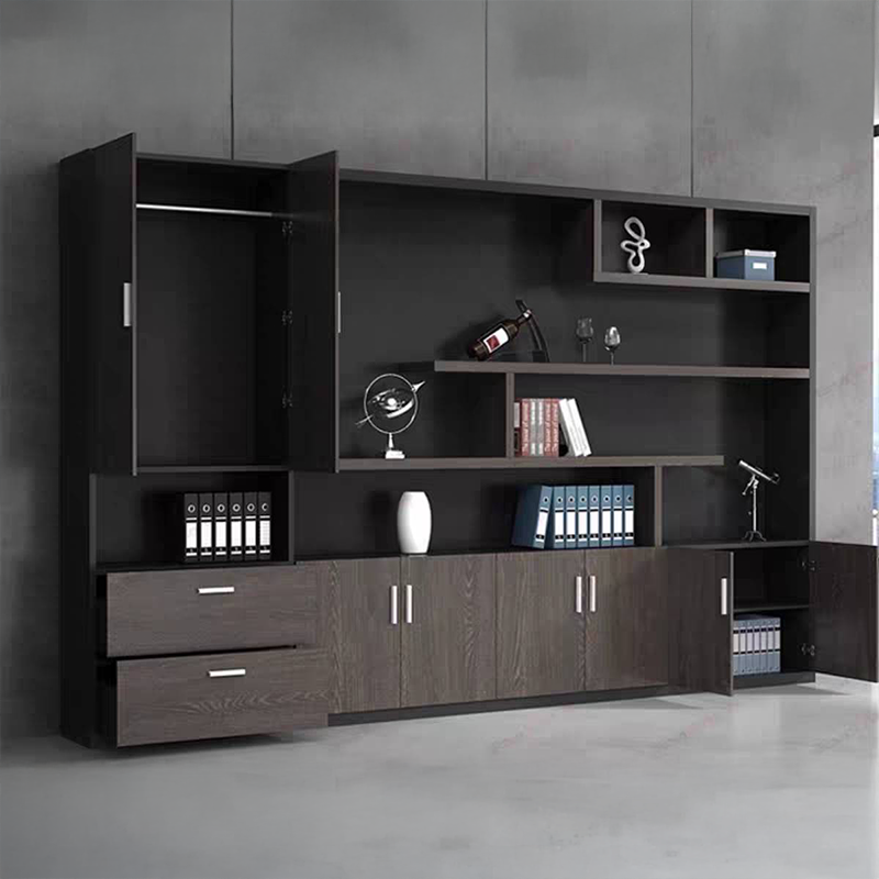 壁面収納｜ウッドグレイン 現代的 空間整理