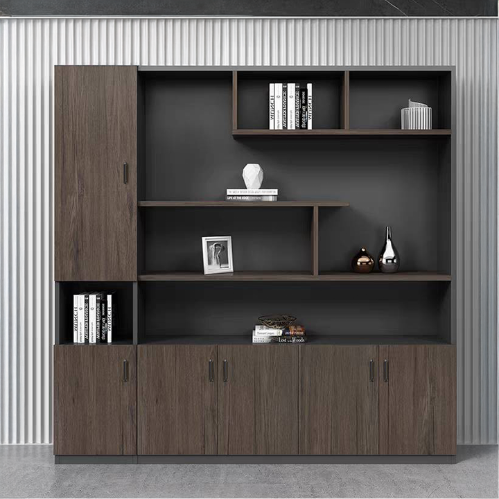 壁面収納｜ウッドグレイン 現代的 空間整理