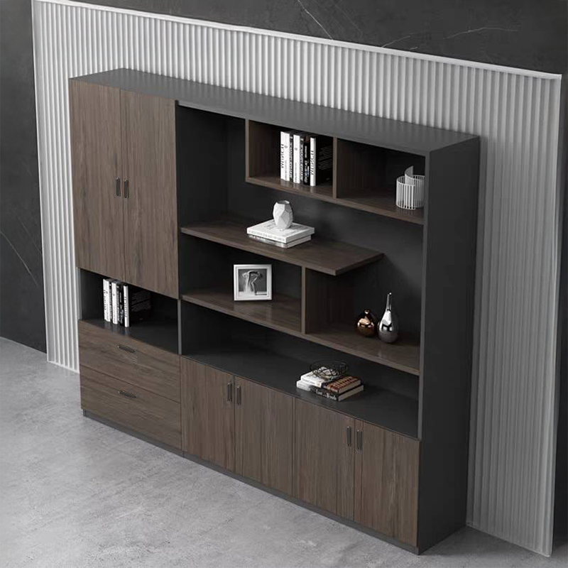 壁面収納｜ウッドグレイン 現代的 空間整理