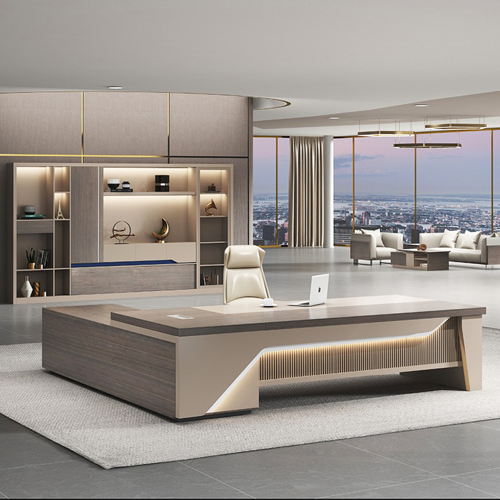 壁面収納｜LEDウッドパネル 高級モダン 空間演出