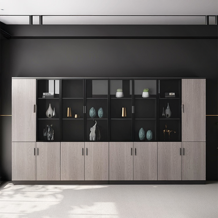 壁面収納｜クリアガラスパネル ミニマル 多目的用途