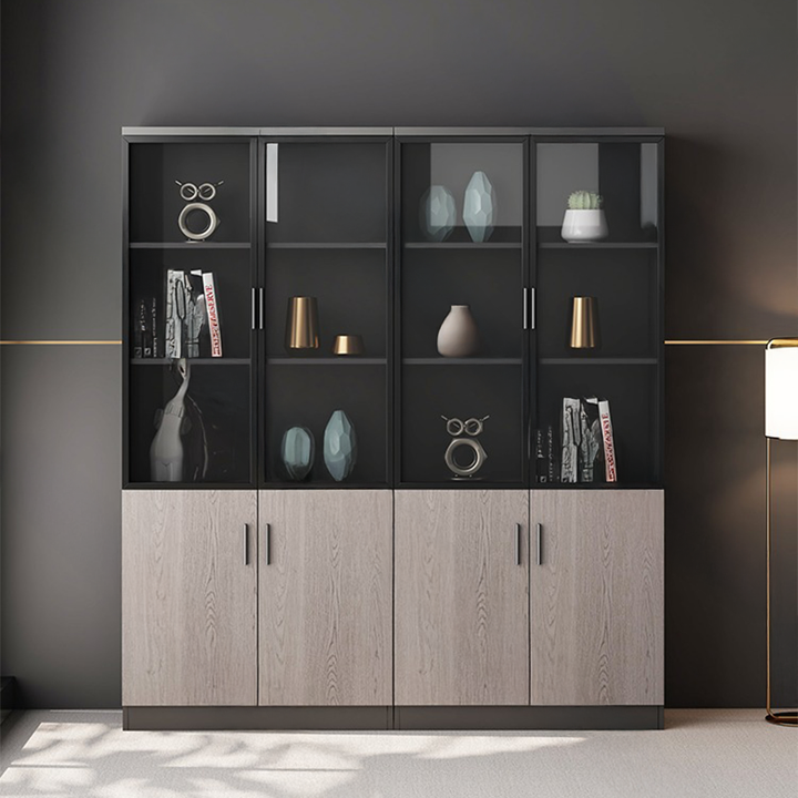 壁面収納｜クリアガラスパネル ミニマル 多目的用途