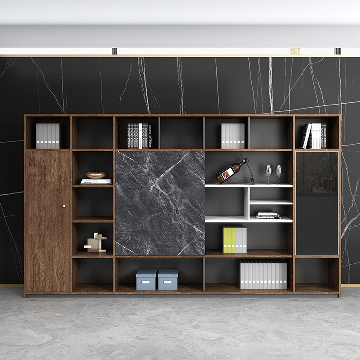 壁面収納｜ウッドグレインパネル アカデミック 耐荷重