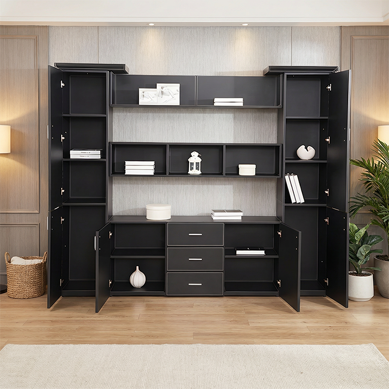 壁面収納｜サドルレザー調 プレステージ 耐久設計