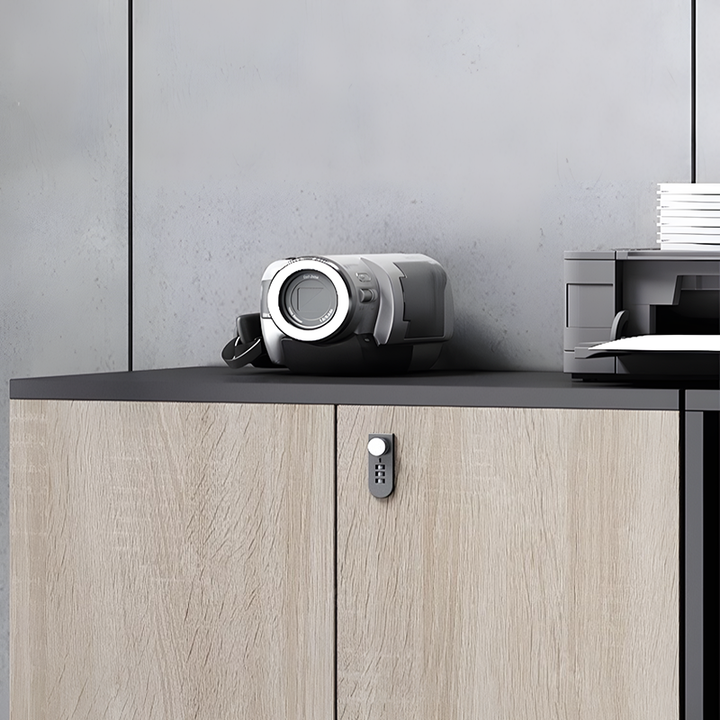 壁面収納｜ダイヤル錠付き モダン 高セキュリティ