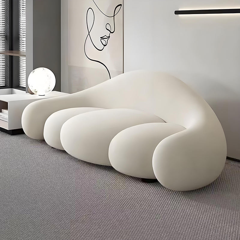 グレー アーチ型ソファ ソファ 2.5人掛け「オースチンKD」幅187cm 革#H/S-042E エレファント