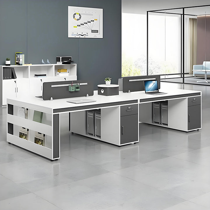 オフィスデスク・事務机｜シンプル 機能性 トップパネル付き