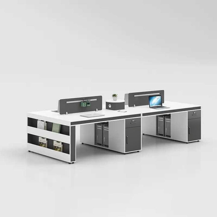 オフィスデスク・事務机｜シンプル 機能性 トップパネル付き