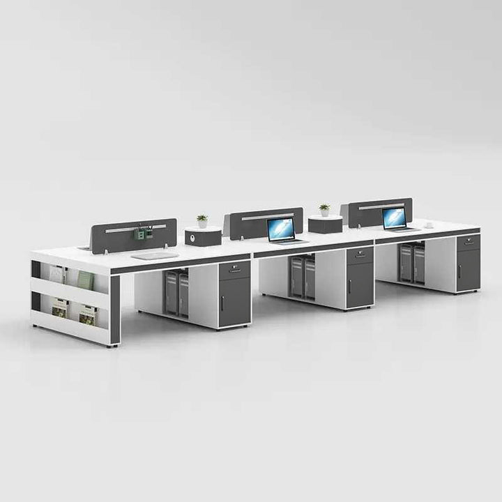 オフィスデスク・事務机｜シンプル 機能性 トップパネル付き